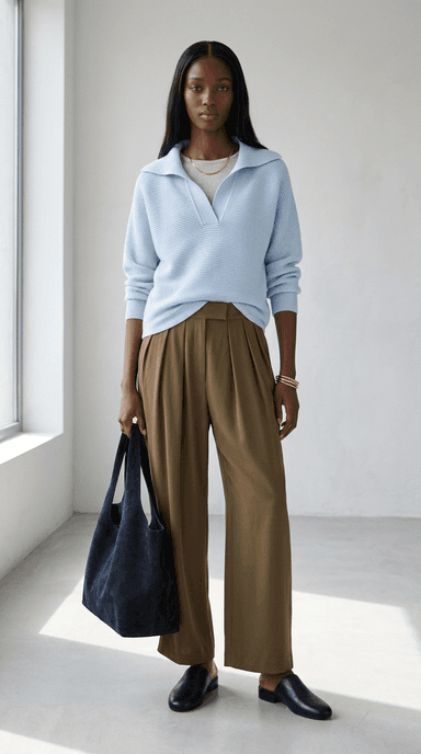 Catching a Flight — classic outfit styled by Lookora