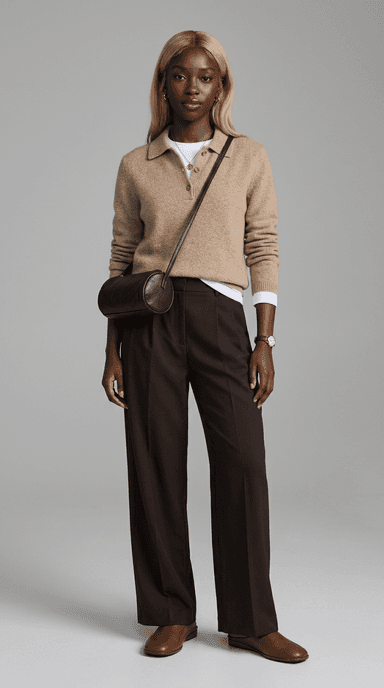 Business Travel — business casual outfit styled by Lookora