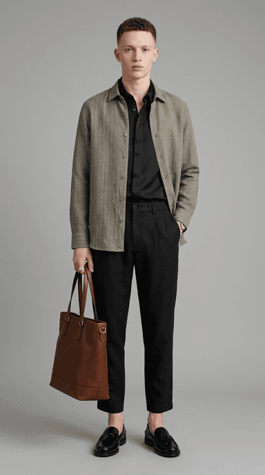 Client Meeting — business casual outfit styled by Lookora