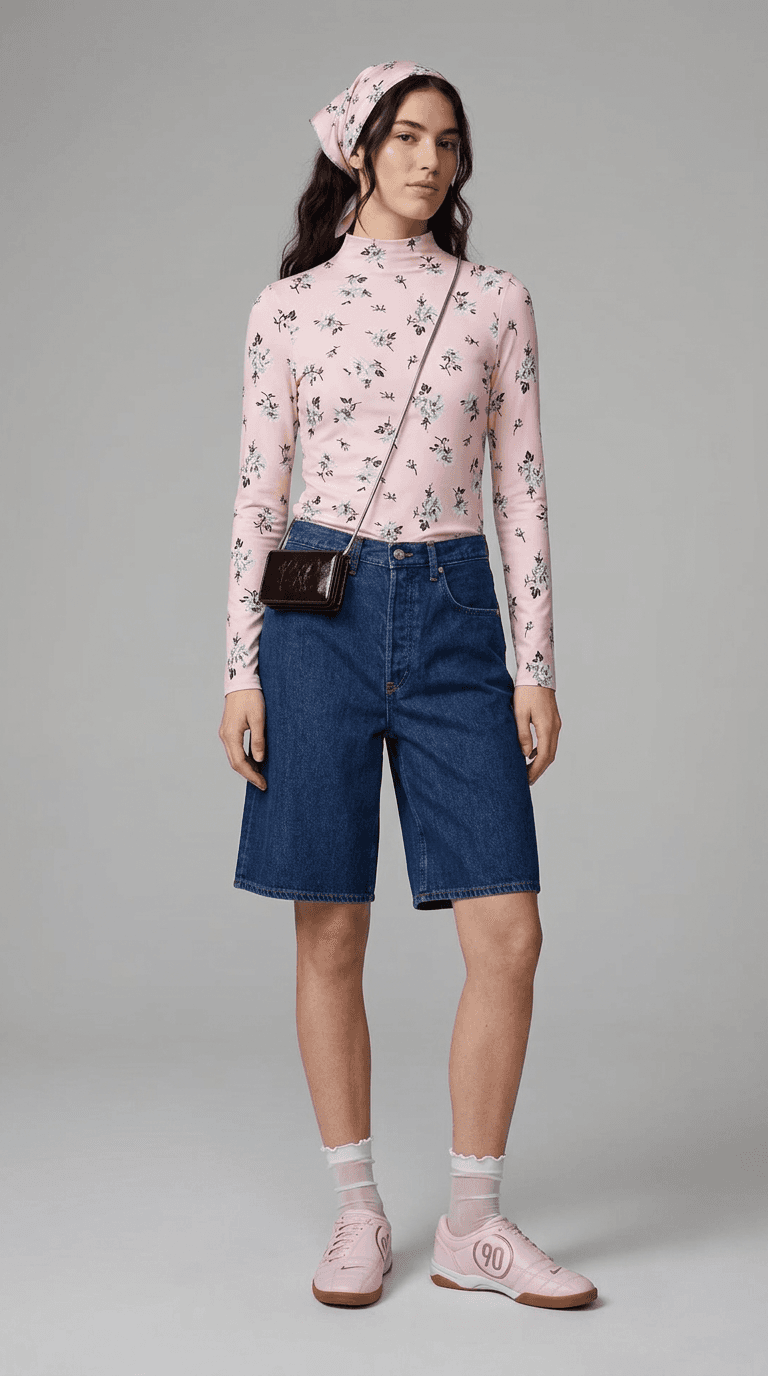 Sneaker Shopping — um look de estilista gerado em um modelo.