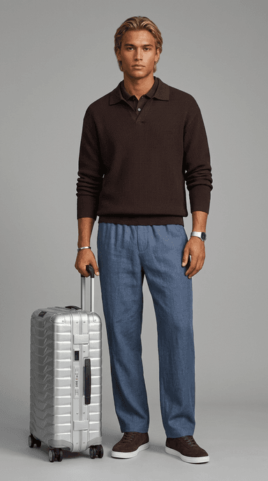 Airport Layover — minimalist outfit styled by Lookora