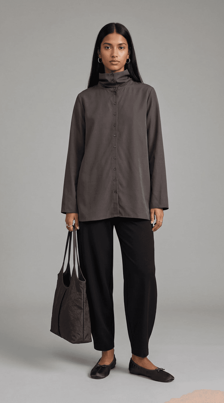 Minimal Monday — um look da Lookora, pronto para provar.