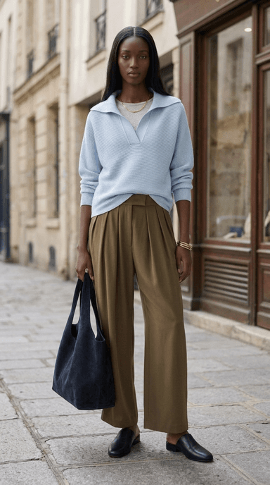 Catching a Flight — classic outfit styled by Lookora