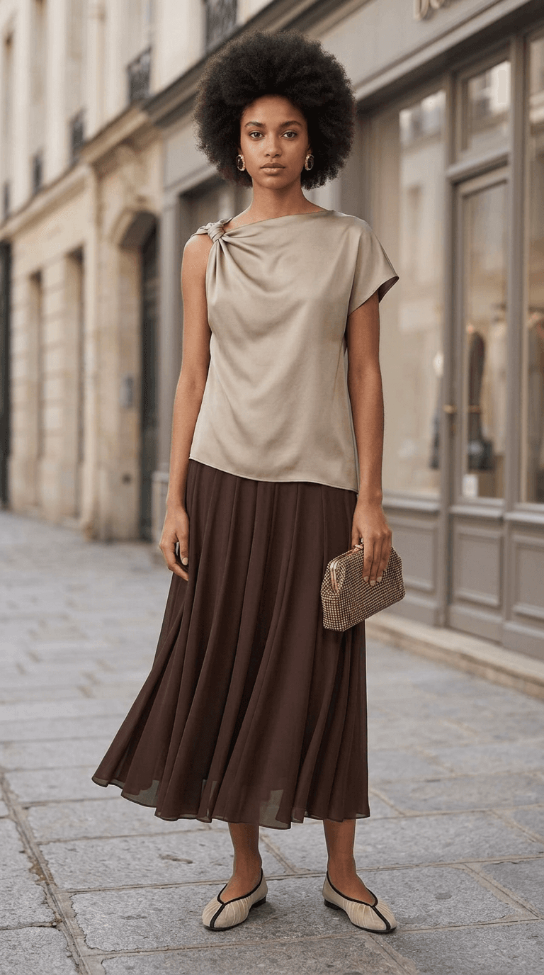 High Tea — ein Stylisten-Outfit, auf einem Model gerendert.