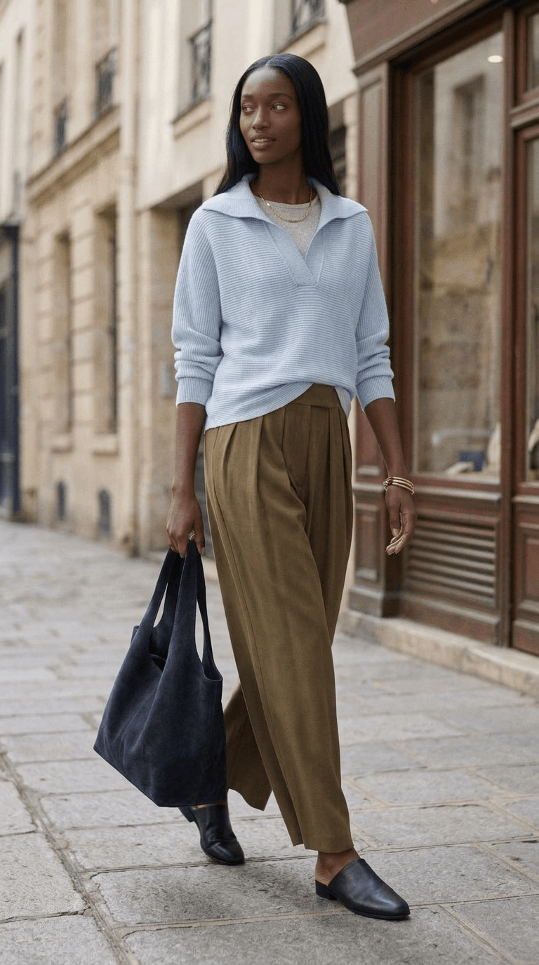 Catching a Flight — classic outfit styled by Lookora
