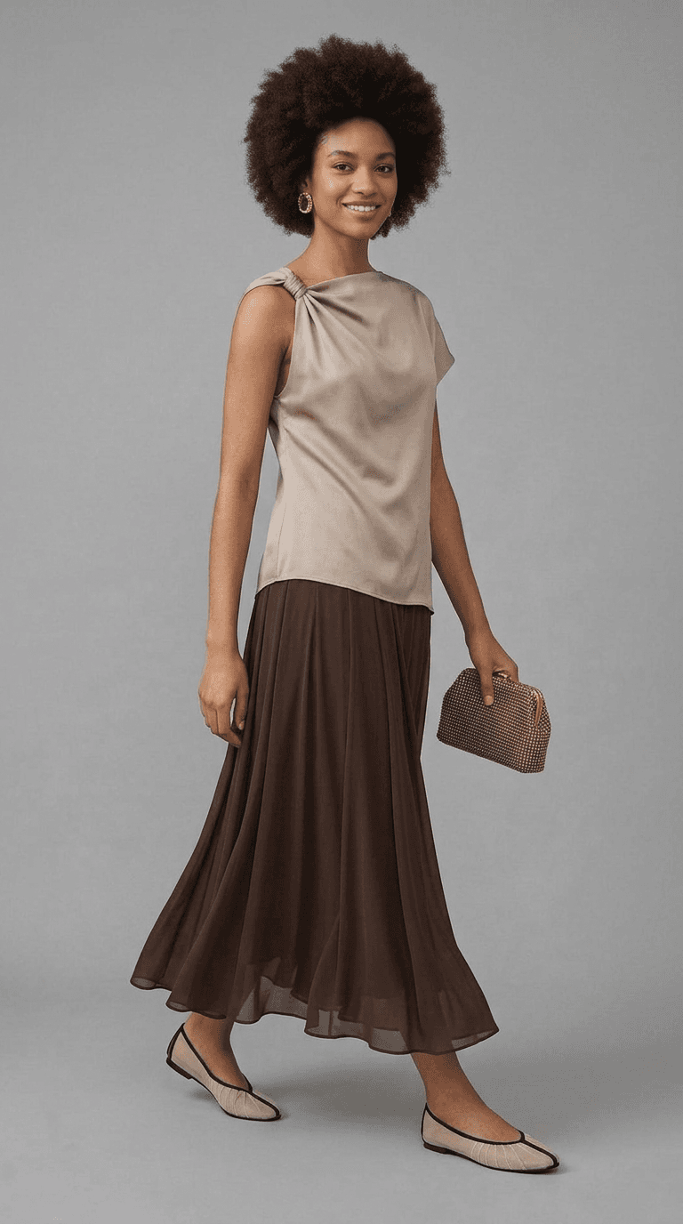 High Tea — ein Stylisten-Outfit, auf einem Model gerendert.