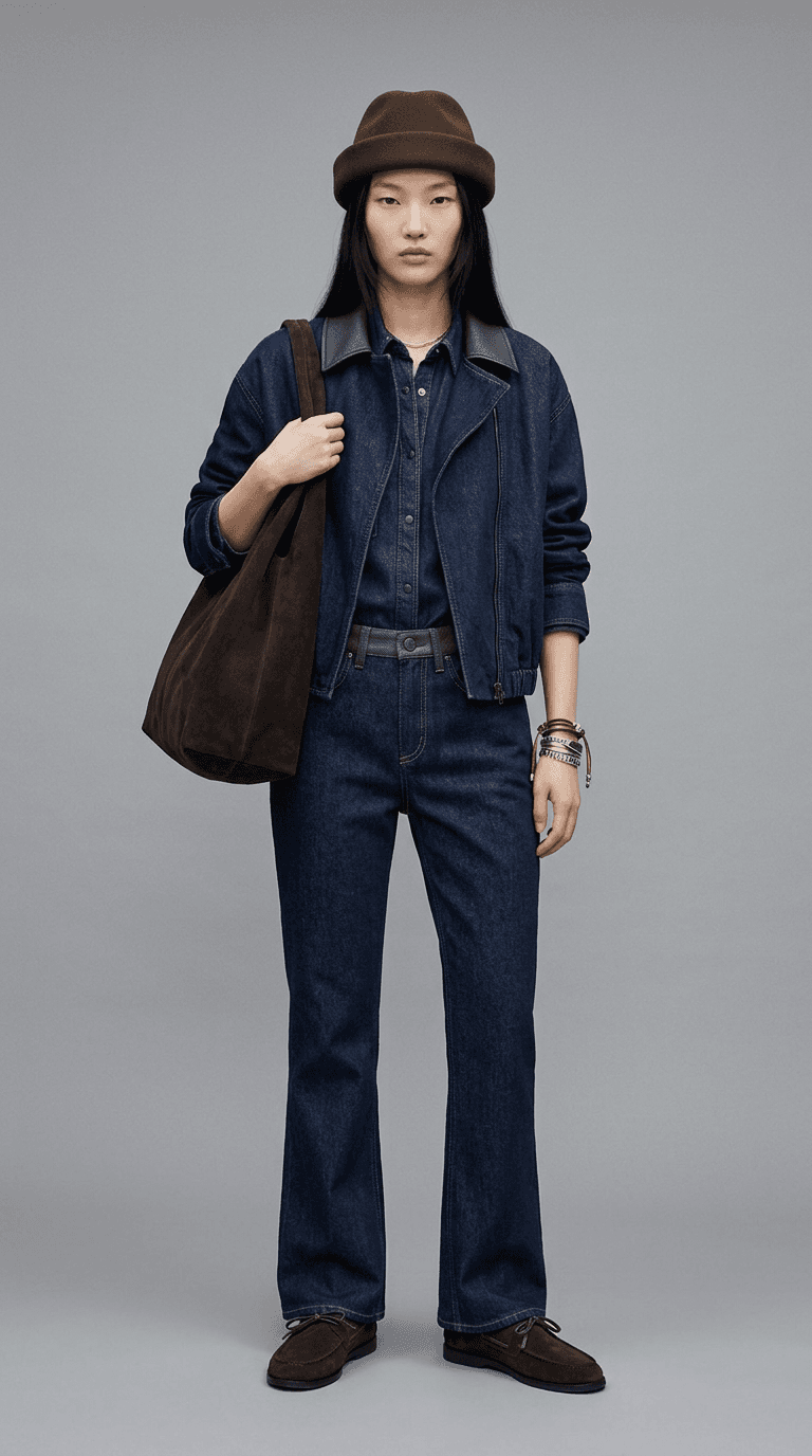 Layered Denim — everyday outfit styled by Lookora