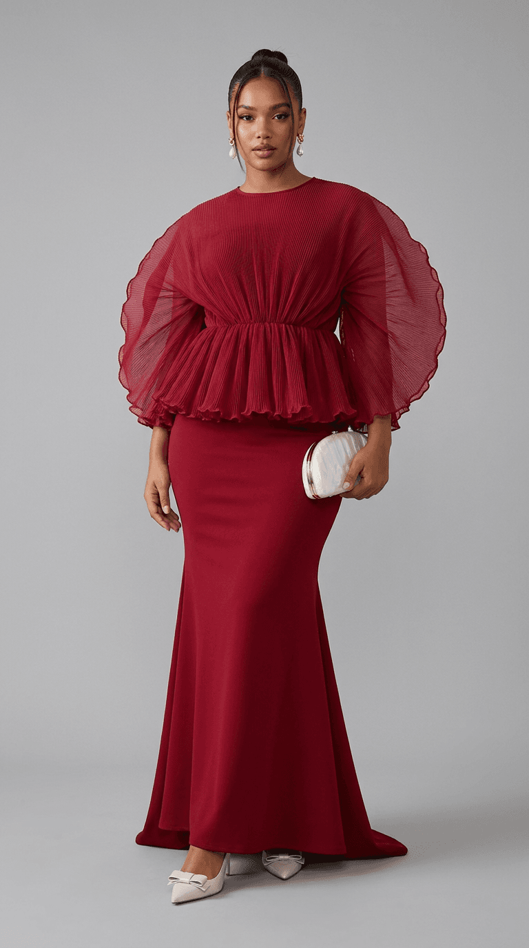 Black-tie Wedding Guest — classic outfit styled by Lookora