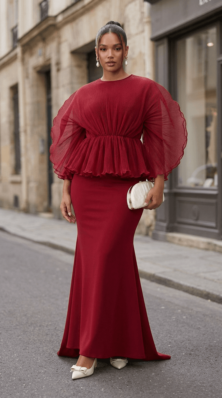 Black-tie Wedding Guest — classic outfit styled by Lookora