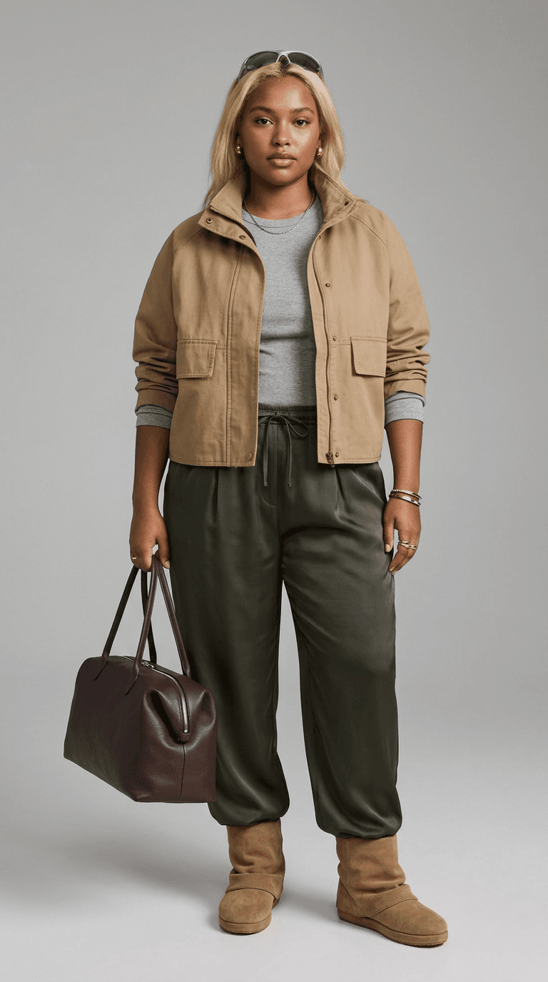 Transit day — everyday outfit styled by Lookora