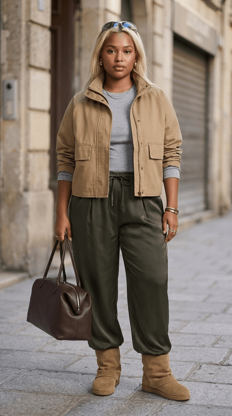 Transit day — everyday outfit styled by Lookora
