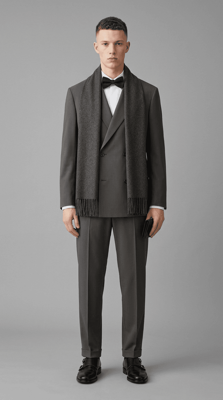 Autumn Black-tie Wedding — classic outfit styled by Lookora