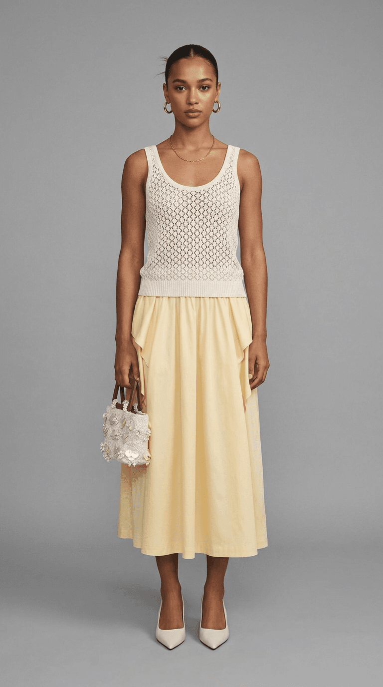 Dinner by the Sea — classic outfit styled by Lookora