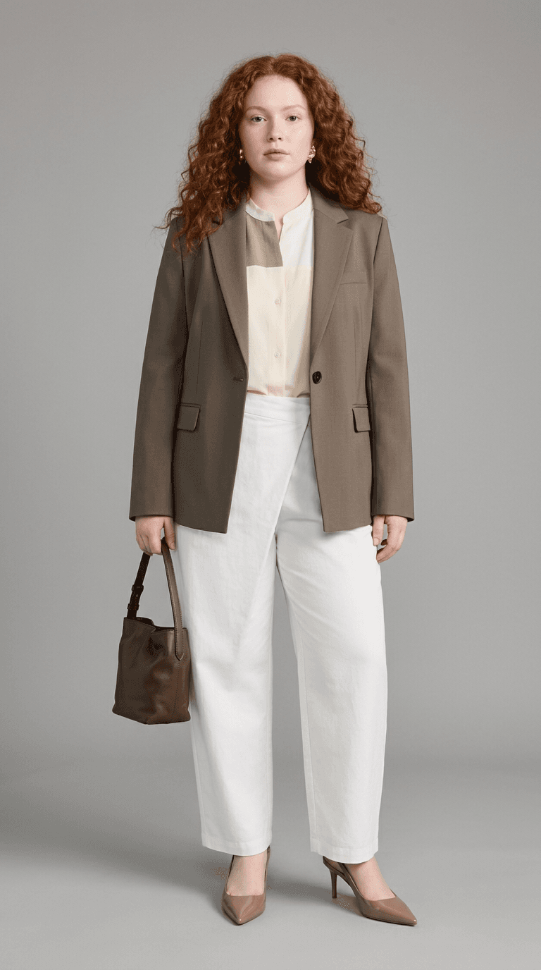 Monday Boardroom — classic outfit styled by Lookora