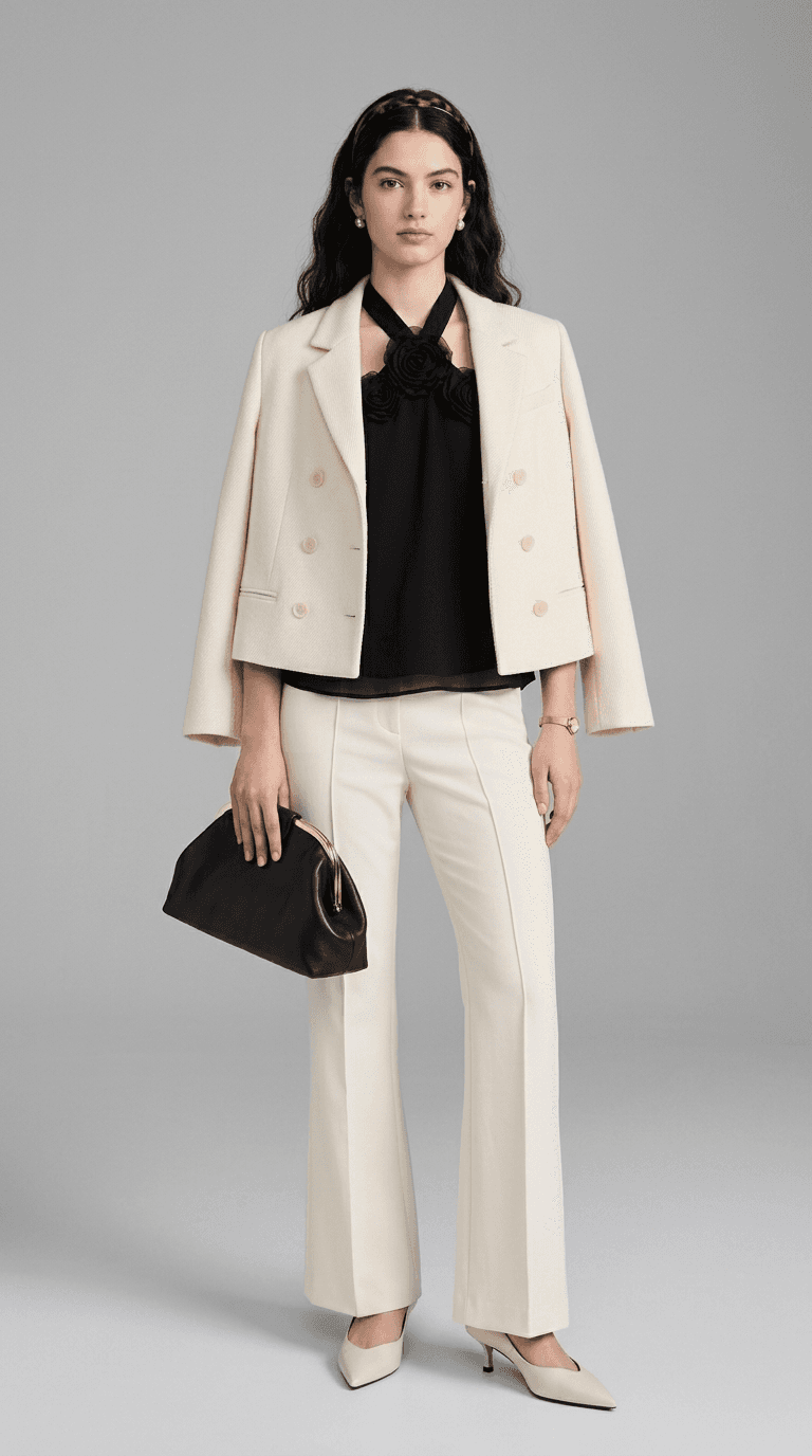 Country Club Lunch — classic outfit styled by Lookora