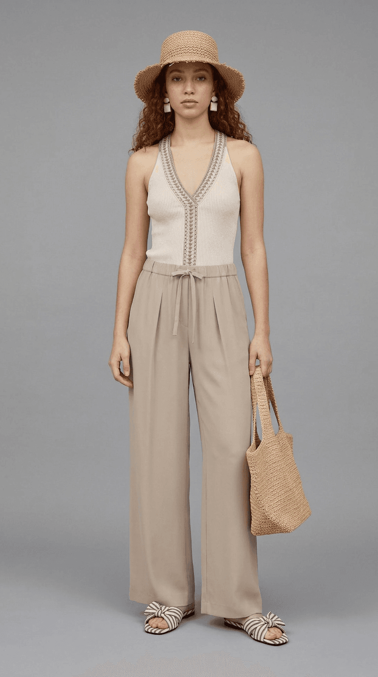 Coastal Getaway — classic outfit styled by Lookora