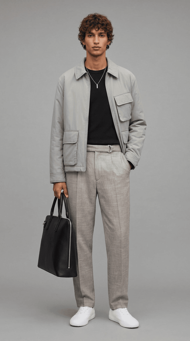 Airport Layers — classic outfit styled by Lookora
