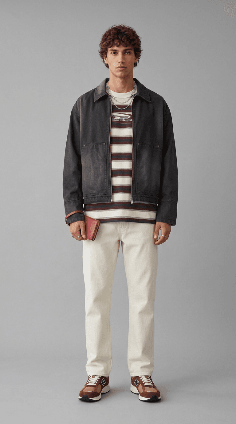Downtown Sneaker Run — streetwear outfit styled by Lookora