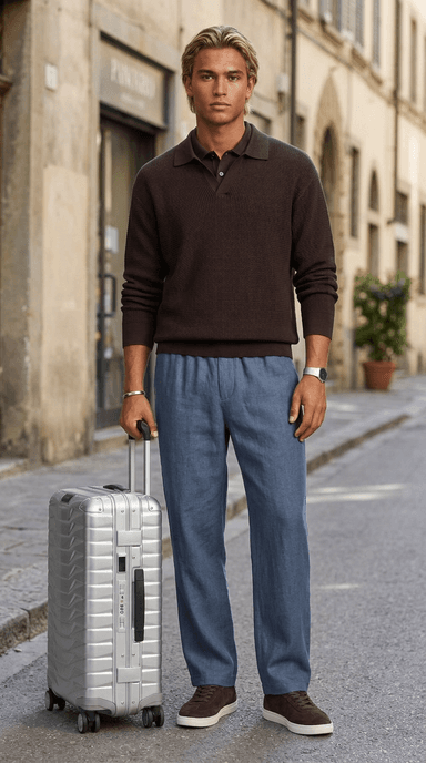 Airport Layover — minimalist outfit styled by Lookora
