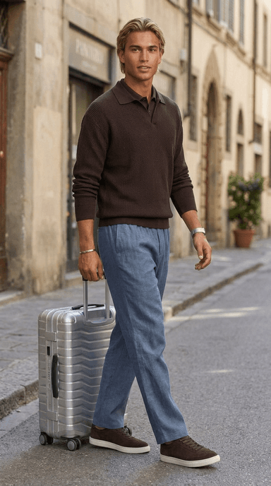 Airport Layover — minimalist outfit styled by Lookora