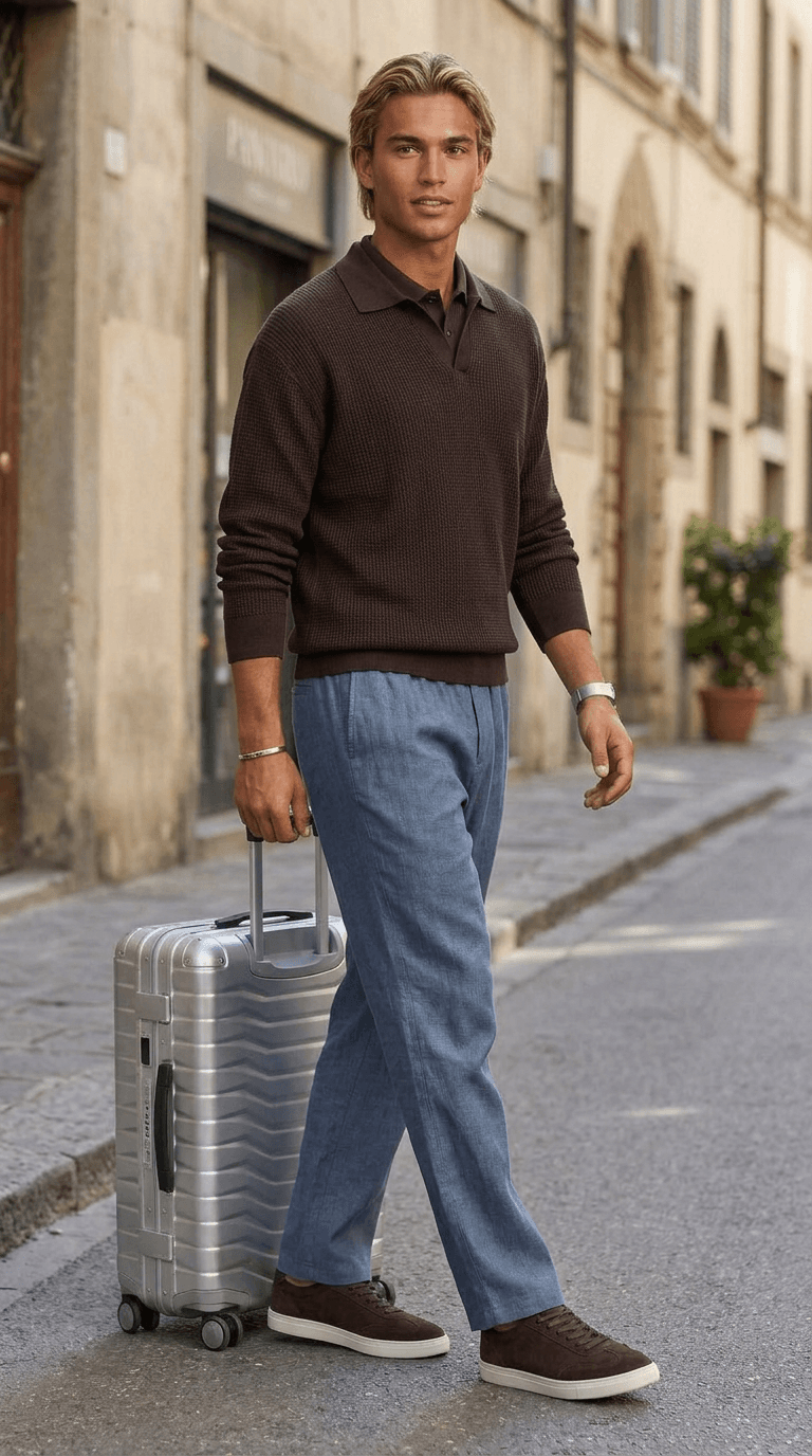 Airport Layover — minimalist outfit styled by Lookora