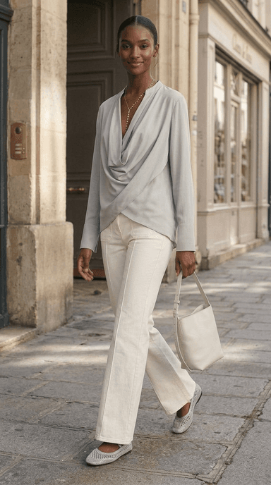 Corporate Coffee Meeting — business casual outfit styled by Lookora