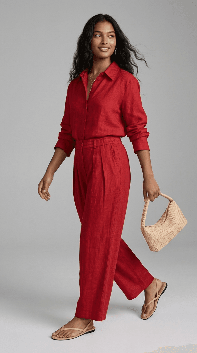 Summer Linen Lunch — an outfit styled by Lookora, ready to try on.