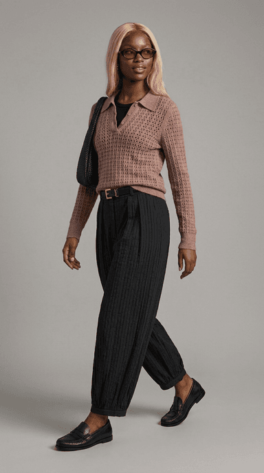 Wine Estate Lunch — old money outfit styled by Lookora