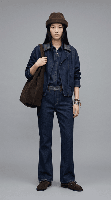 Layered Denim — casual outfit styled by Lookora