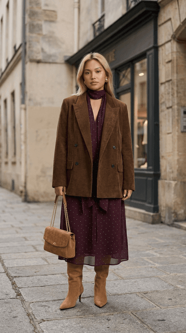 Vineyard Sunset Dinner — old money outfit styled by Lookora