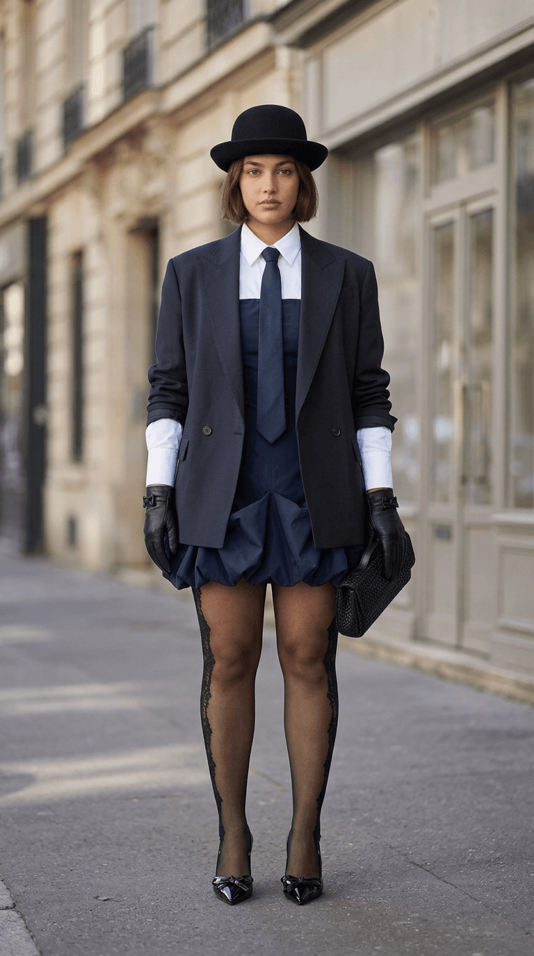 Cocktail Bar Opening — preppy outfit styled by Lookora