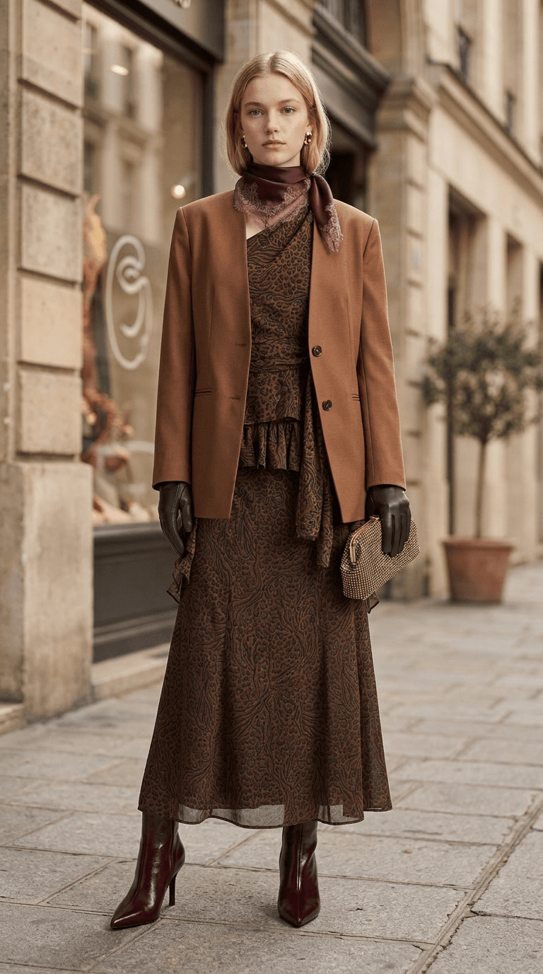 Museum Dinner — bohemian outfit styled by Lookora